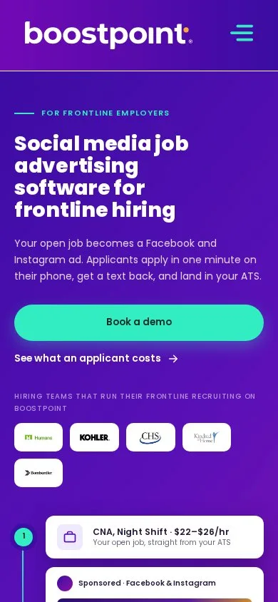 Boostpoint on mobile