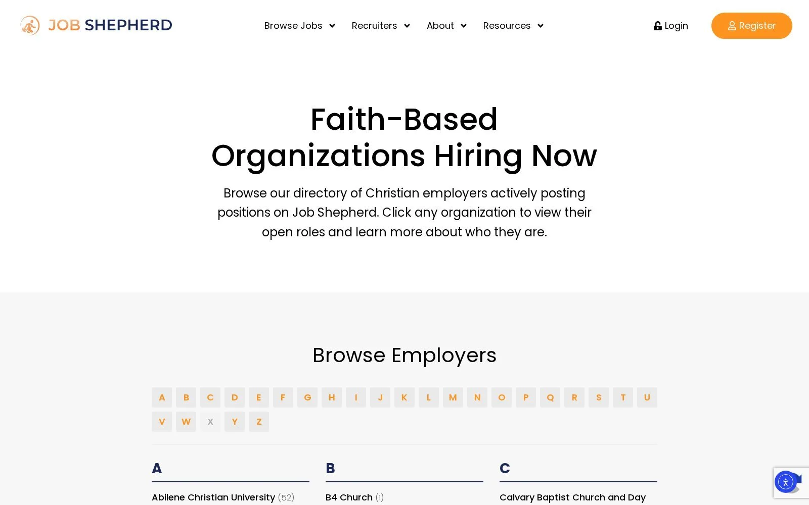 The real employer side: where businesses post jobs and manage applicants on their own branded portal.
